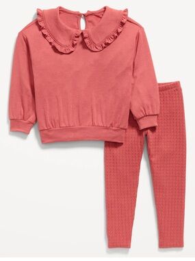 Girls Pink Two Piece Set - 5T